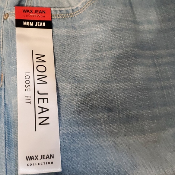 Wax Jean Collection Mom loose fit size 13/31 Jeans Blue Women New - Picture 4 of 6